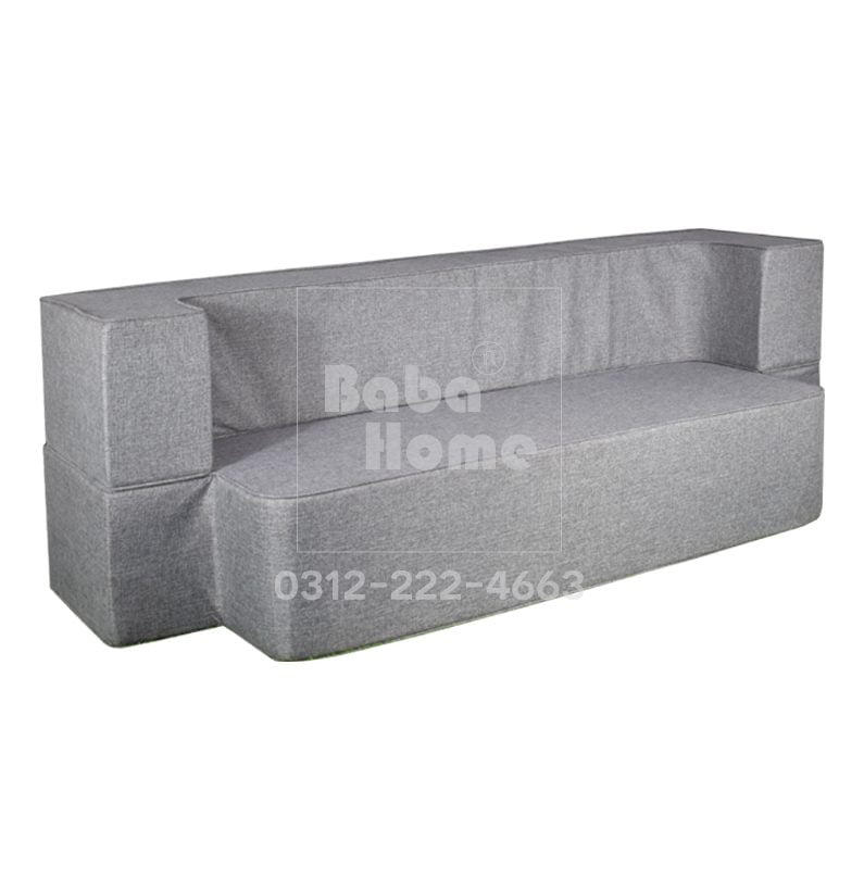 Sofa Bed Foam Od Jute Grey Baba Home